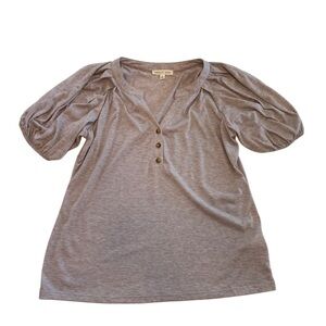 Parallel Skies Knit Short Sleeve Women's Top, Size L